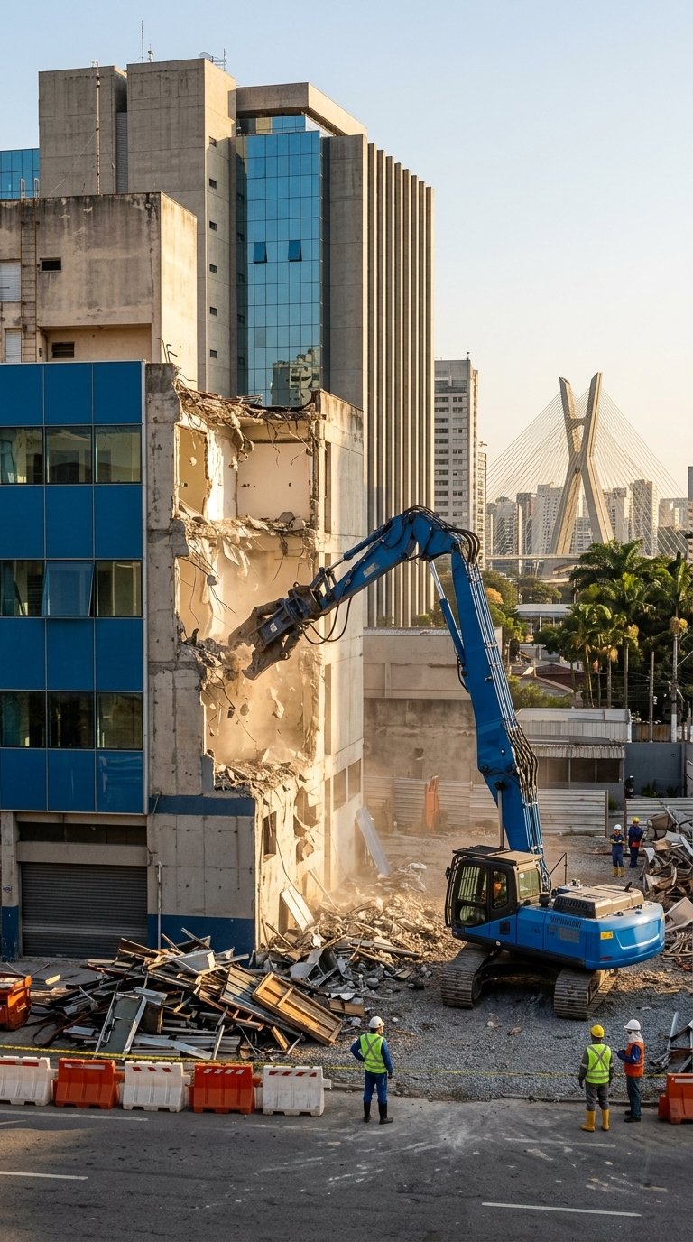 Demolição de Estruturas em São Paulo