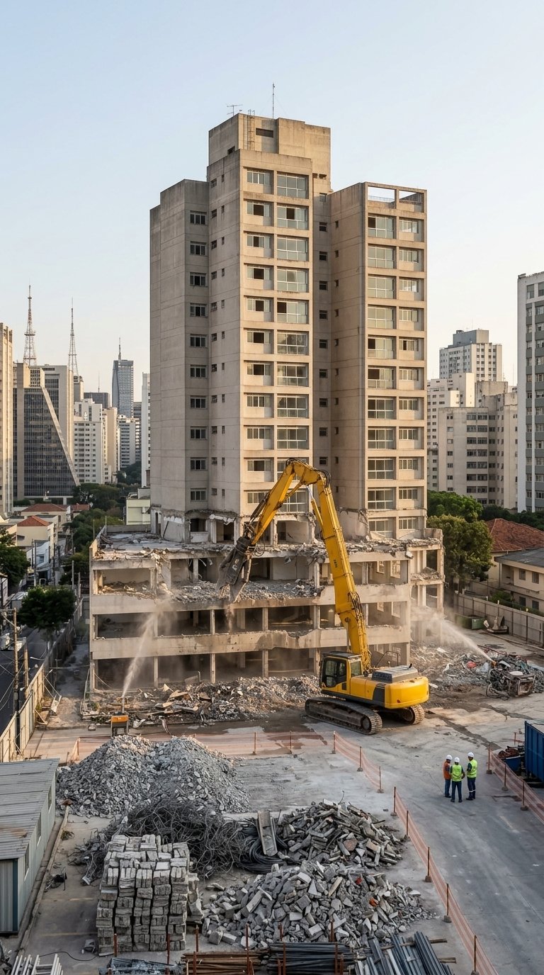 Demolição de Prédios em São Paulo