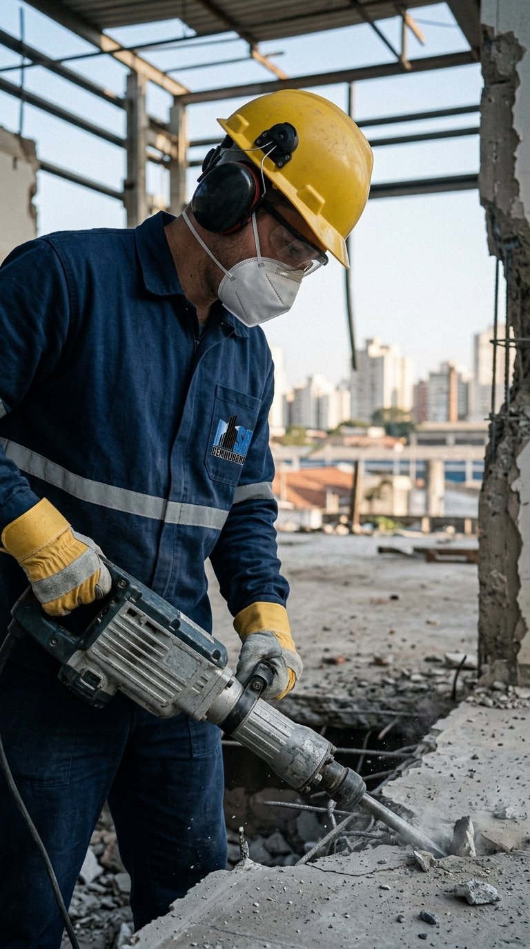 Demolição Industrial em São Paulo