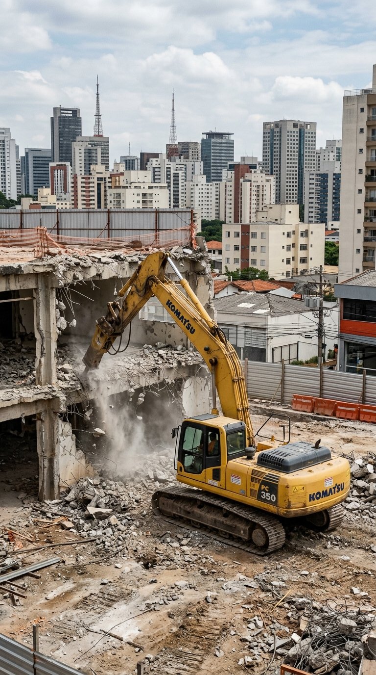Demolição Mecânica em São Paulo